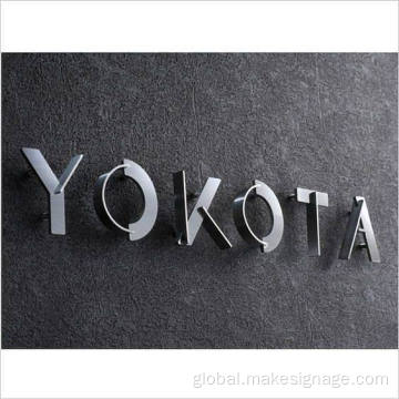 Metal Edging Luminous Characters Metal wrap-around letters Supplier